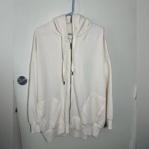 NWOT American Eagle Outfitters Off-ivory Zip-Up Jacket size M